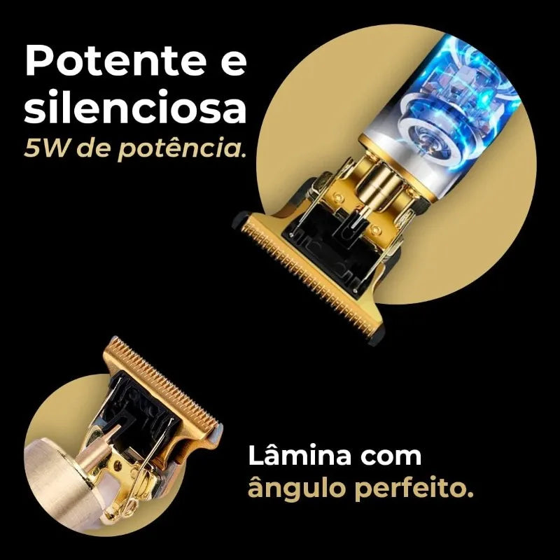 Máquina De Cortar Cabelo, Barba Masculina Designer Aleatório Elétrico Profissional